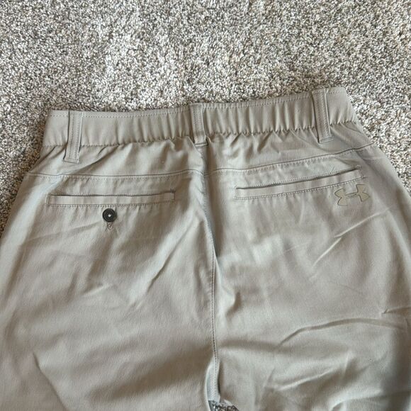 Men’s Under Armour Showdown Tapered Pant | 30x34| City Khaki - Picture 9 of 10